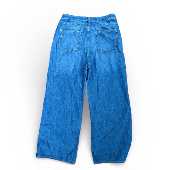 Pilcro The Joey High-Rise Distressed Wide-Leg Jeans, sz 31 - Picture 2 of 6